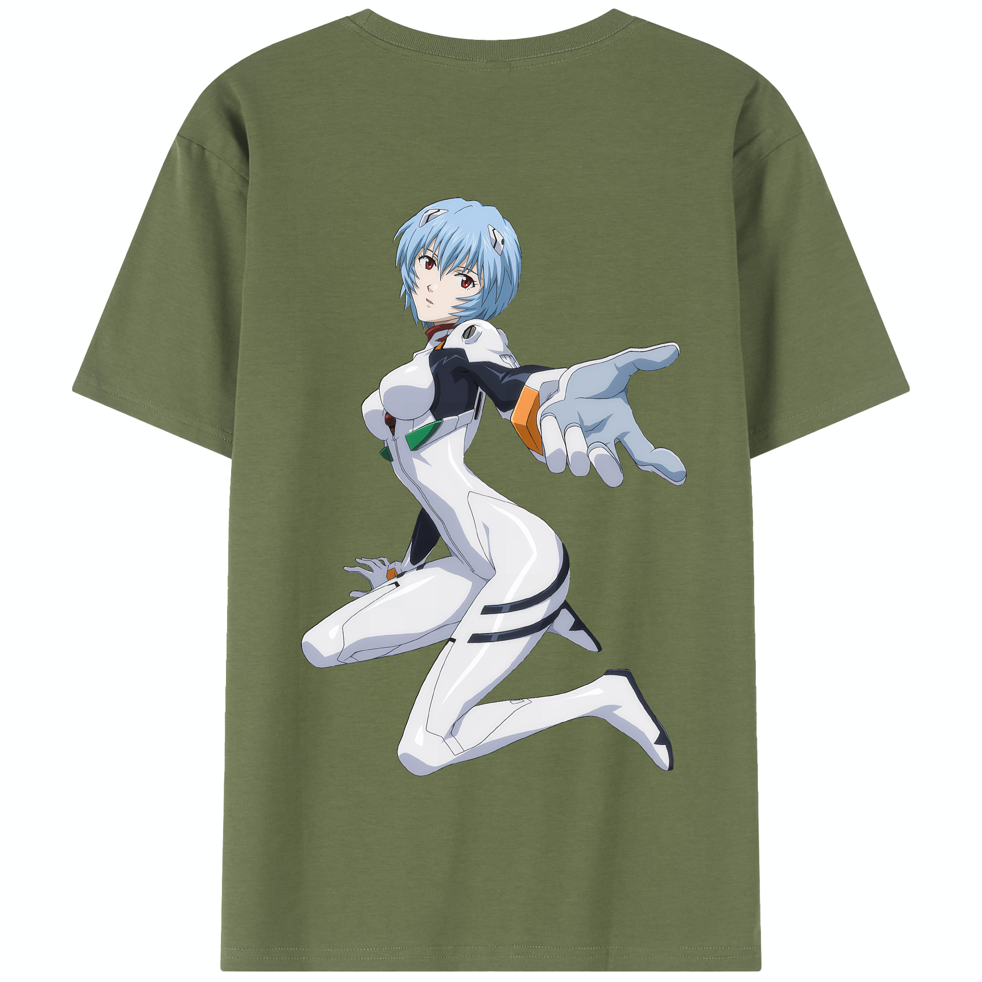 （画像用） EVA 新世紀エヴァンゲリオン 綿100％半袖Tシャツ（背面プリント）